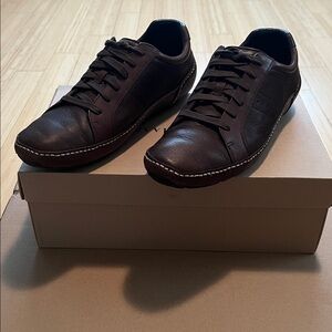 Cole Haan Air Mitchell Oxford Brown Leather with Nike Air Size 10.5